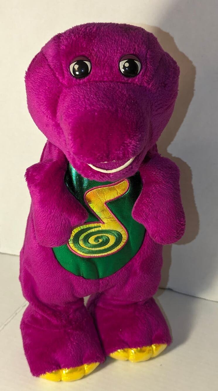 2002 Fisher PricE Barney the Dino Dance Animated Singing
